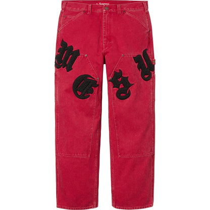 Supreme Old English Canvas Double Knee Painter Pant „Rot“