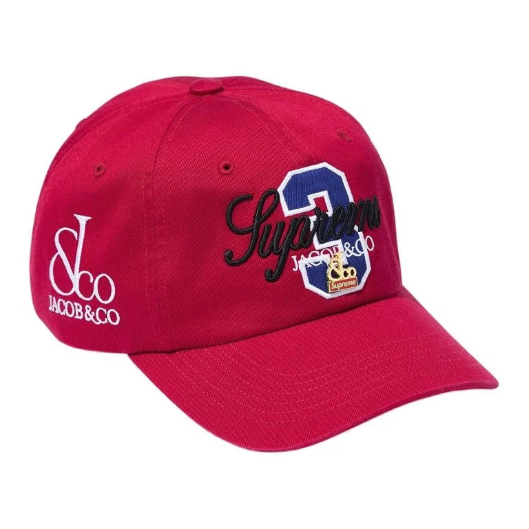 Supreme®/La Martina/Jacob & Co 6-Panel 'Red'