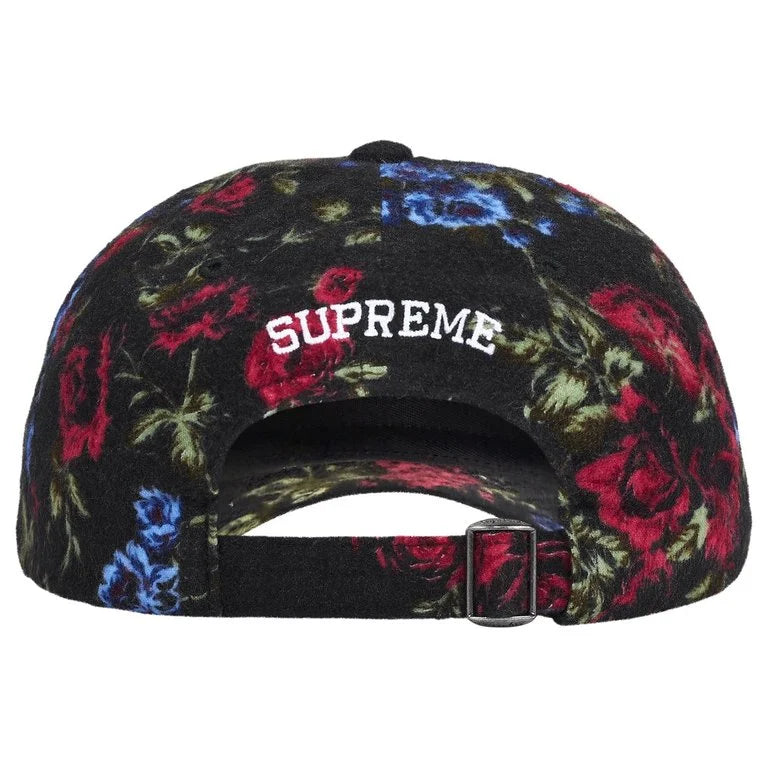 Supreme Floral Flannel 6-Panel 'Black'