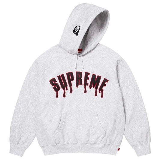 Supreme Ghostface® Arc Hooded Sweatshirt 'Ash Grey'