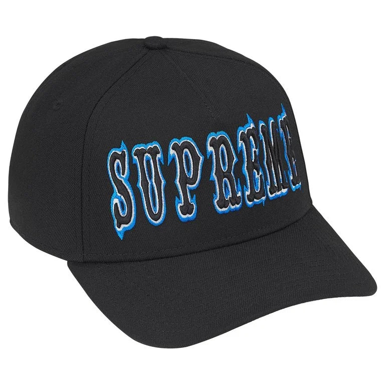 Supreme Gothic Outline Adjustable New Era® 'Black'