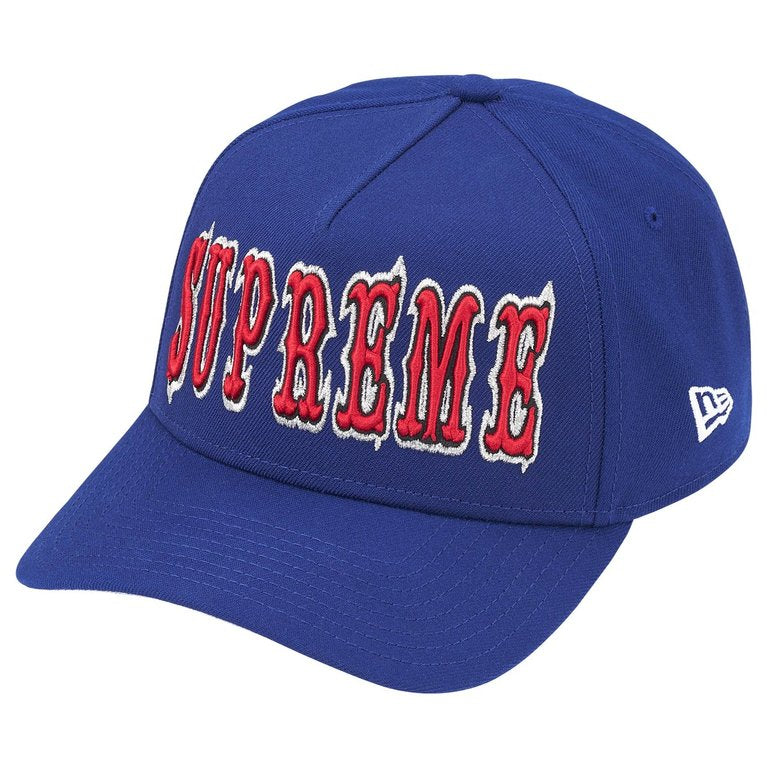Supreme Gothic Outline Adjustable New Era® 'Navy'
