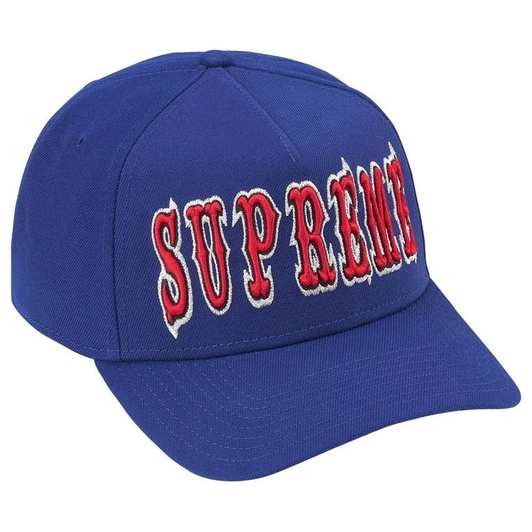 Supreme Gothic Outline Adjustable New Era® 'Navy'