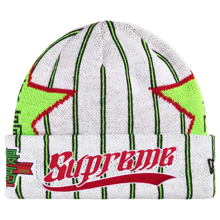 Gorro Supreme New Era® con estrellas "Stripe"