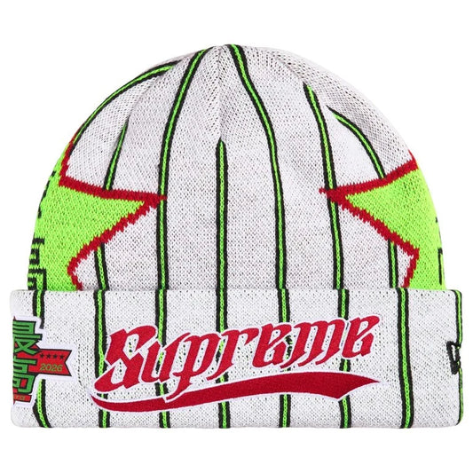 Supreme New Era® Stars Beanie 'Stripe'