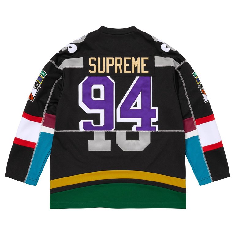 Supreme Paneled Hockey Trikot „Schwarz“