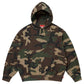 Sudadera con capucha y aplique de satén Supreme 'Woodland Camo'