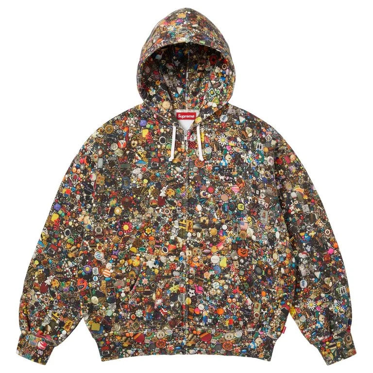 Supreme/Mike Kelley Kapuzenpullover mit Reißverschluss