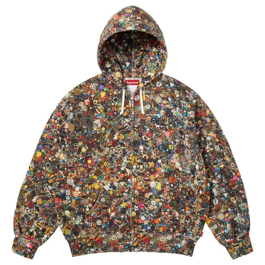 Supreme/Mike Kelley Kapuzenpullover mit Reißverschluss