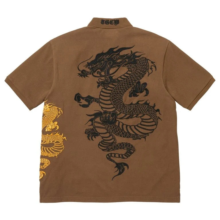 Supreme®/The Great China Wall Dragon Polo 'Brown'