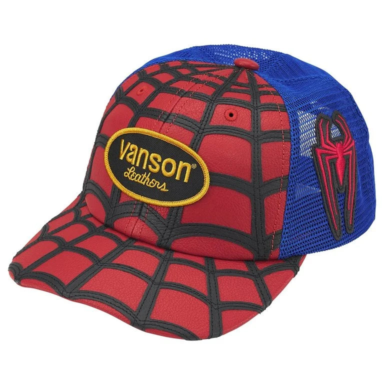Supreme®/Vanson Leathers® Spider-Man Mesh Back 6-Panel 'Red'
