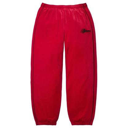 Supreme Velour Mesh Track Pant „Red“