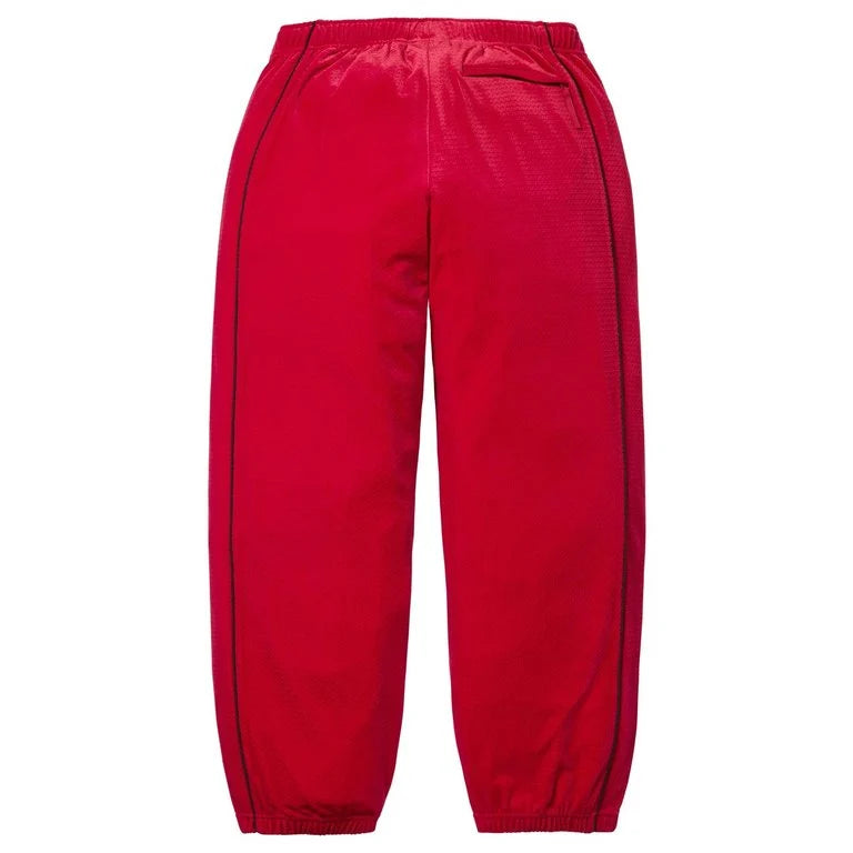 Supreme Velour Mesh Track Pant „Red“