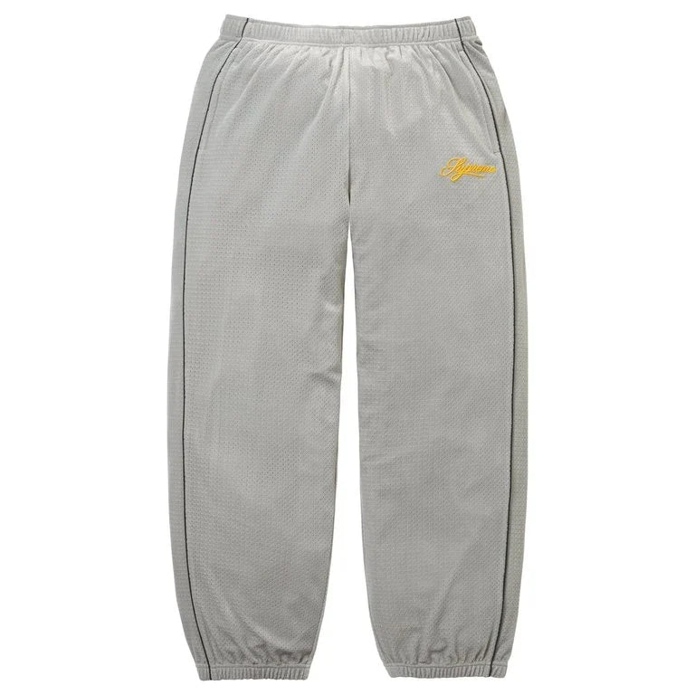 Supreme Velour Mesh Trainingshose „Silver“