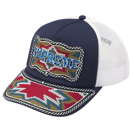 Supreme Western Embroidered Mesh Back 5-Panel 'Navy'