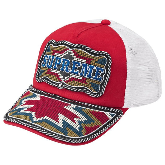 Supreme Western Embroidered Mesh Back 5-Panel „Red“