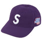 Supreme World Famous S Logo 6-Panel 'Morado'
