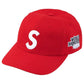 Supreme World Famous S Logo 6-Panel 'Rojo'