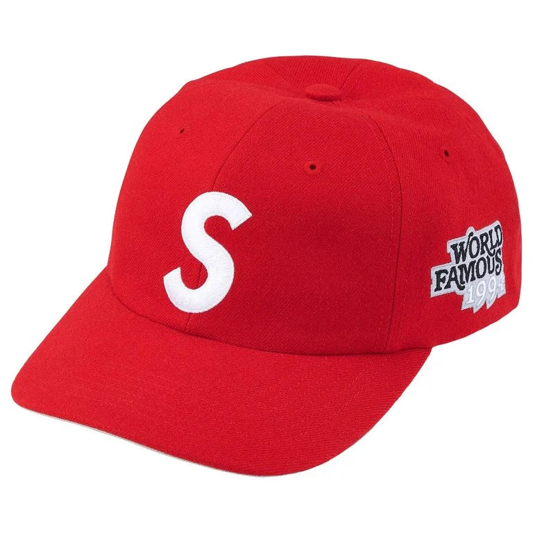 Supreme World Famous S Logo 6-Panel 'Rojo'