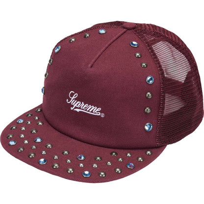 Supreme/b.b. Simon Studded Canvas Mesh Back 5-Panel