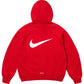 Supreme®/Nike® Zip Up Hooded Sweatshirt Red