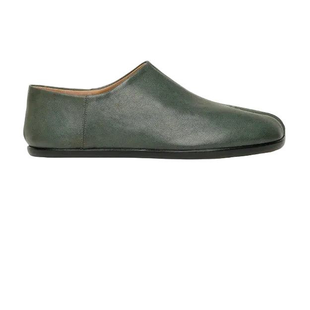 Size 43 - Maison Margiela Tabi Toe Slip-On Loafers 'Green' (Used/No Box)