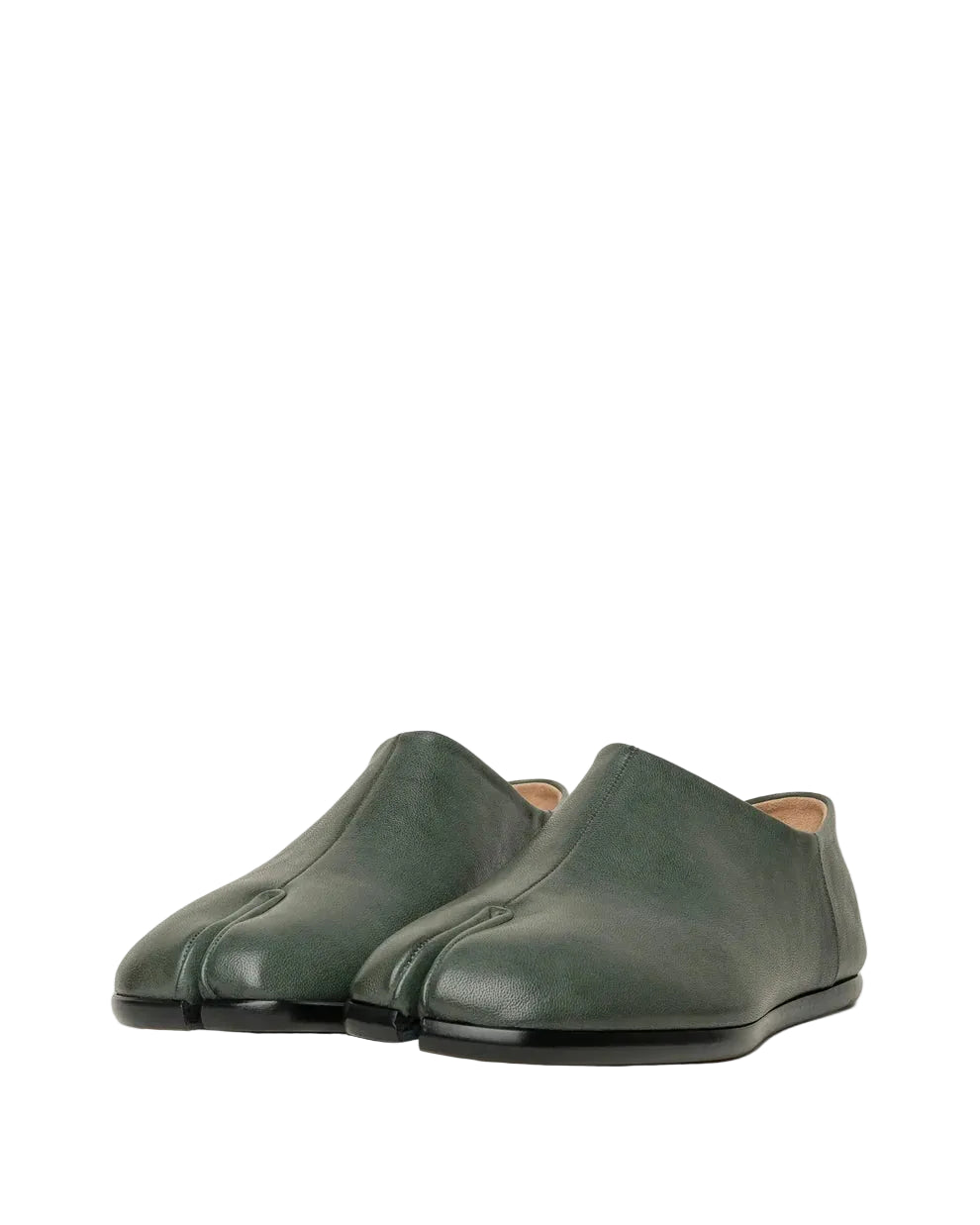 Size 43 - Maison Margiela Tabi Toe Slip-On Loafers 'Green' (Used/No Box)