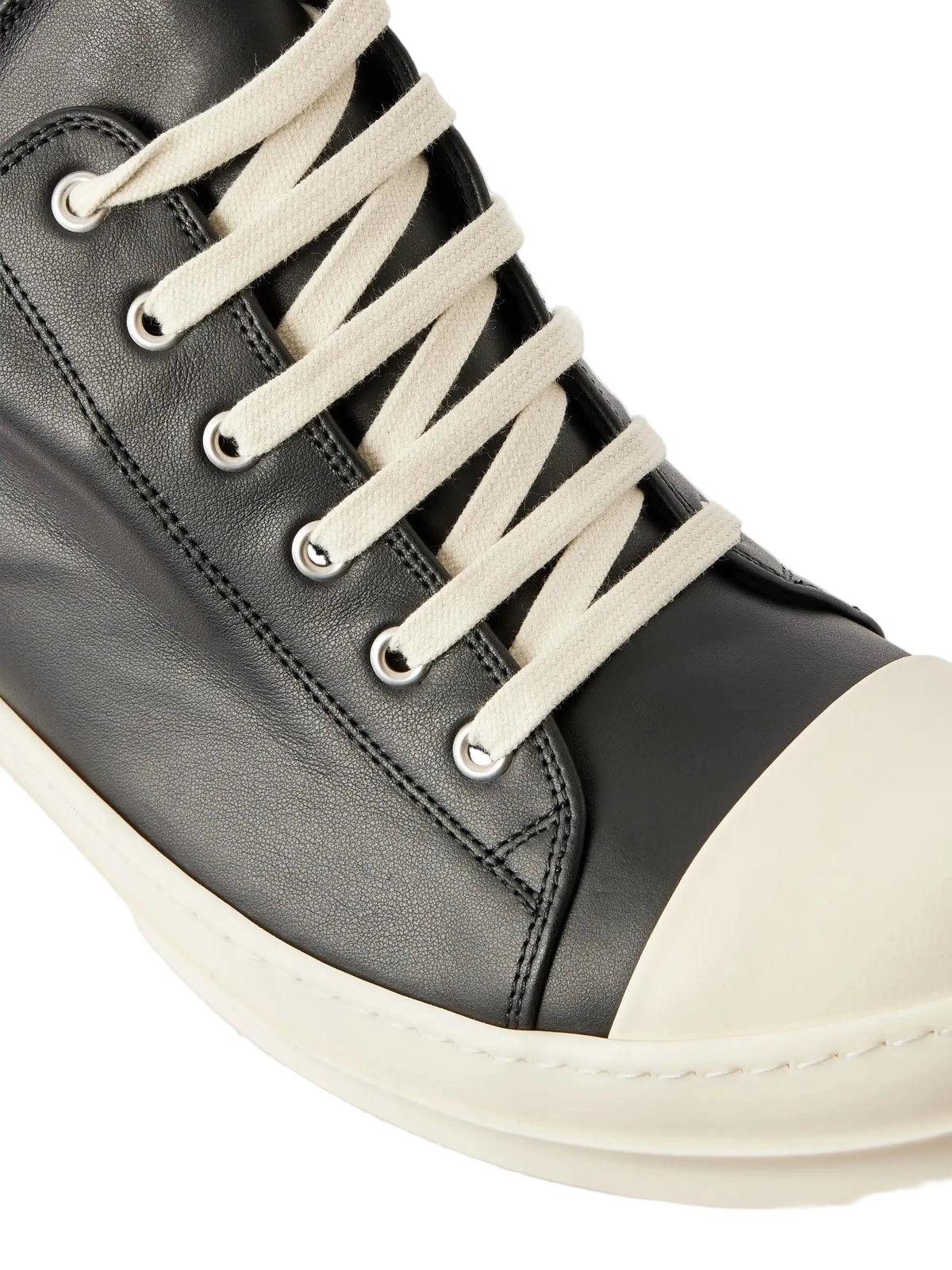 Rick Owens Ramones Leather Sneaker - Size 46