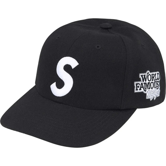 Supreme World Famous S Logo 6-Panel 'Black'